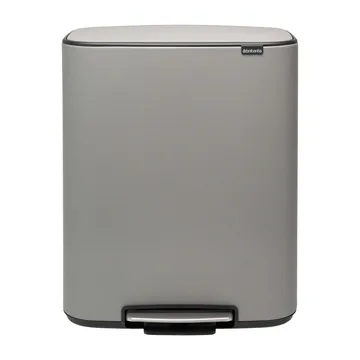 Caixote de pedal Bo 60 L - Mineral concrete grey - Brabantia