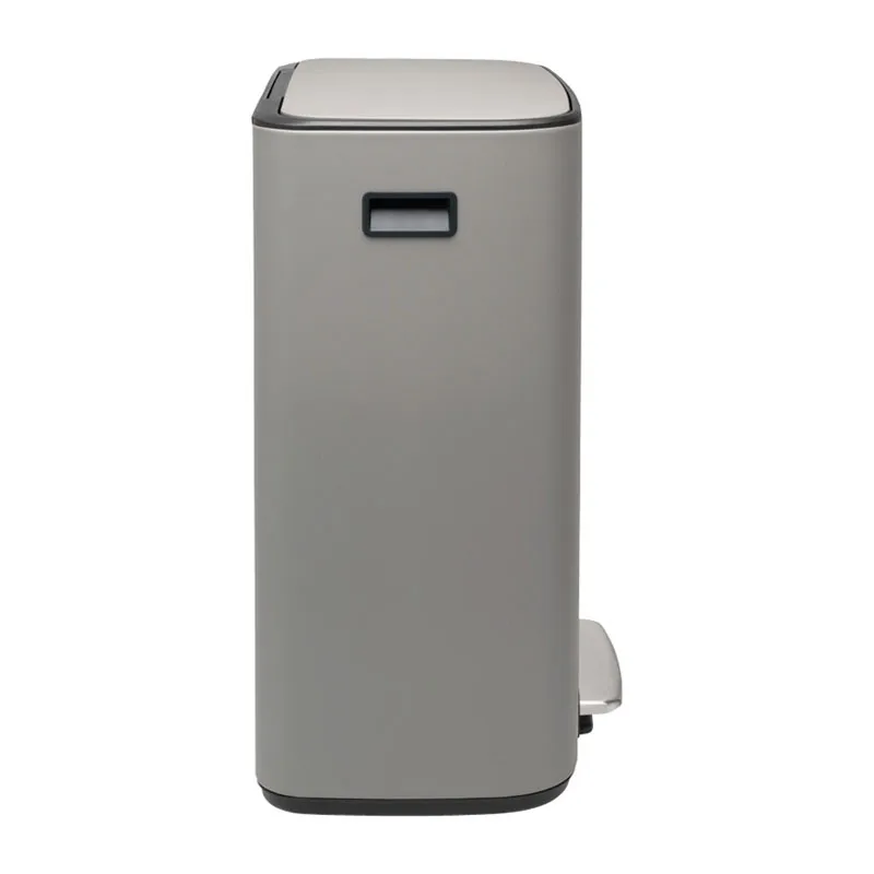 Caixote de pedal Bo 60 L, Mineral concrete grey Brabantia