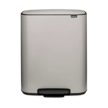 Caixote de pedal Bo 60 L - Soft grey - Brabantia