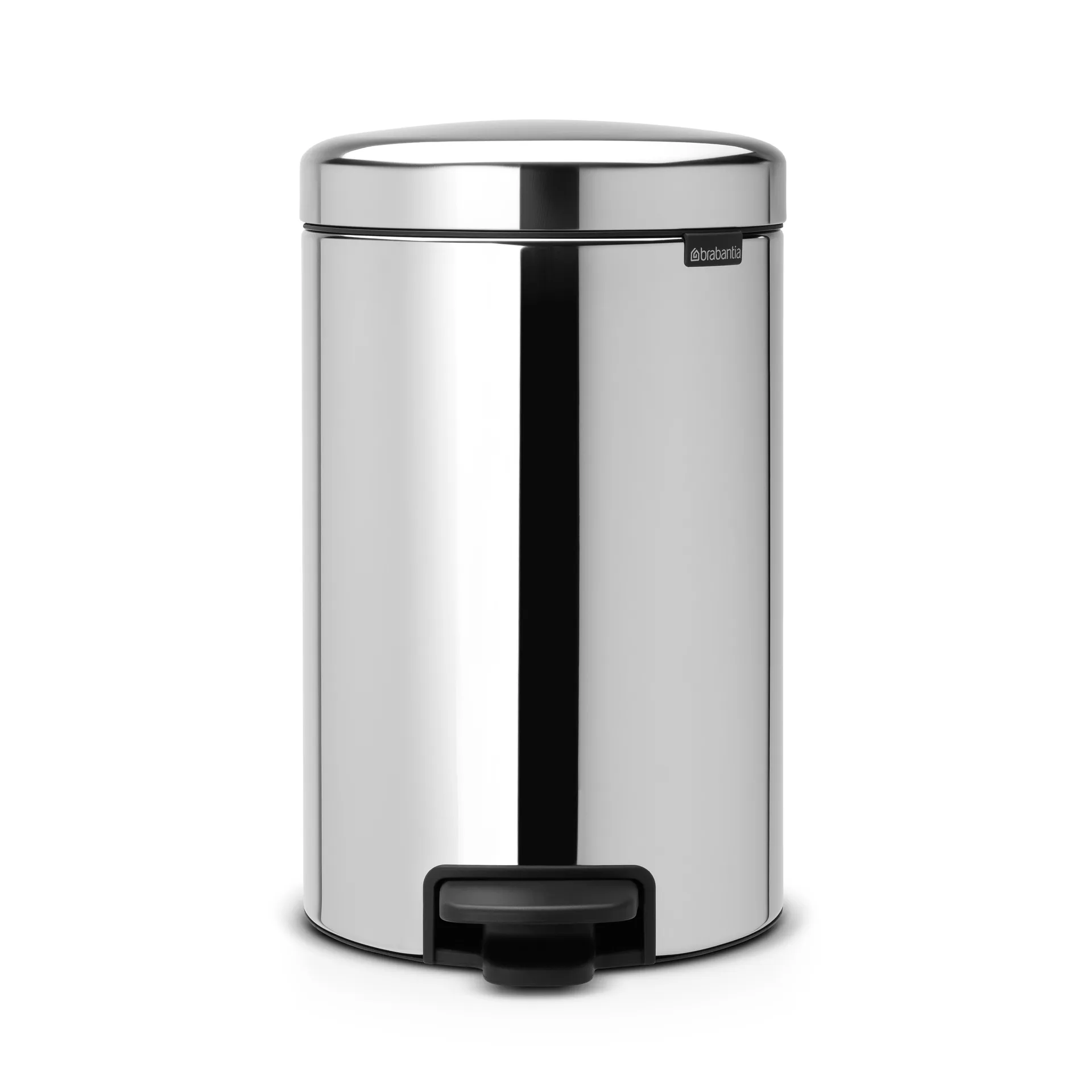 Caixote de pedal New Icon 12 litros, brilliant steel Brabantia