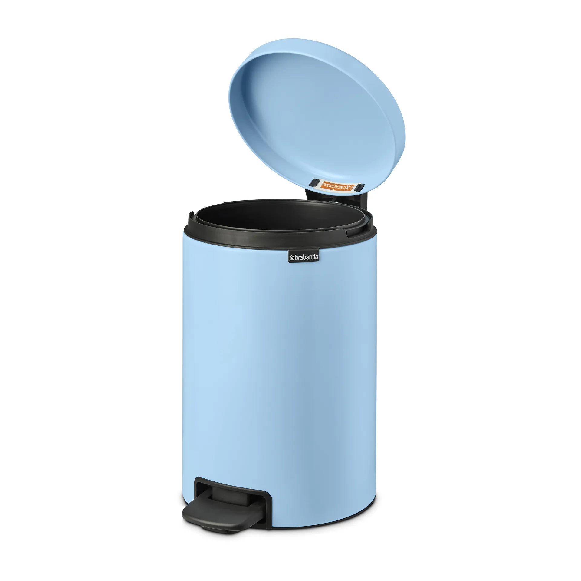 Caixote de pedal New Icon 12 litros, Dreamy blue Brabantia