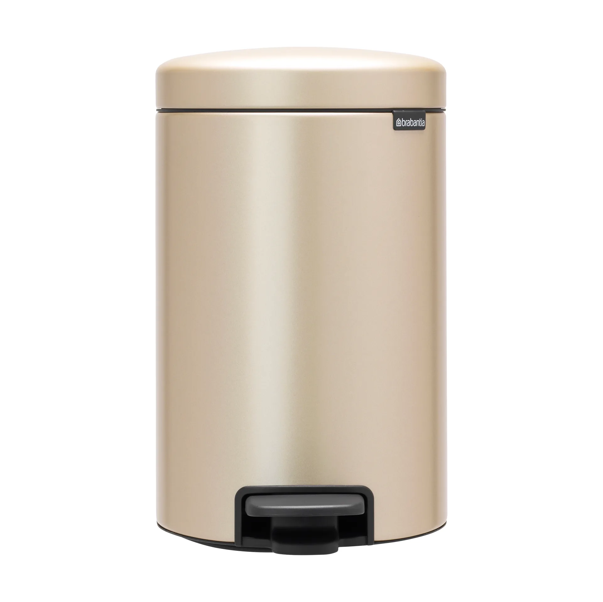 Caixote de pedal New Icon 12 litros, Metallic Gold Brabantia