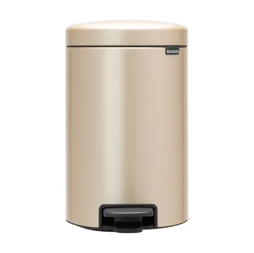 Caixote de pedal New Icon 12 litros - Metallic Gold - Brabantia
