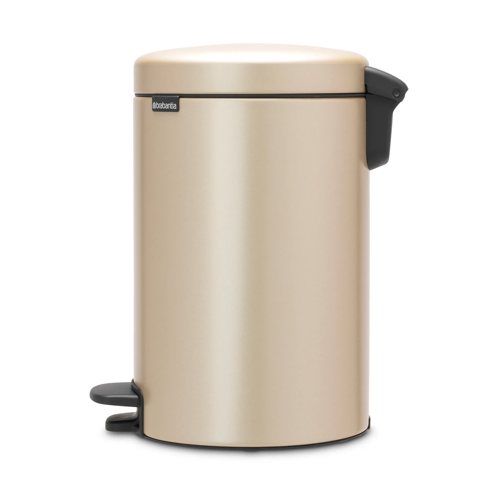Caixote de pedal New Icon 12 litros, Metallic Gold Brabantia