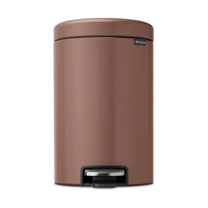 Caixote de pedal New Icon 12 litros, Satin Taupe Brabantia