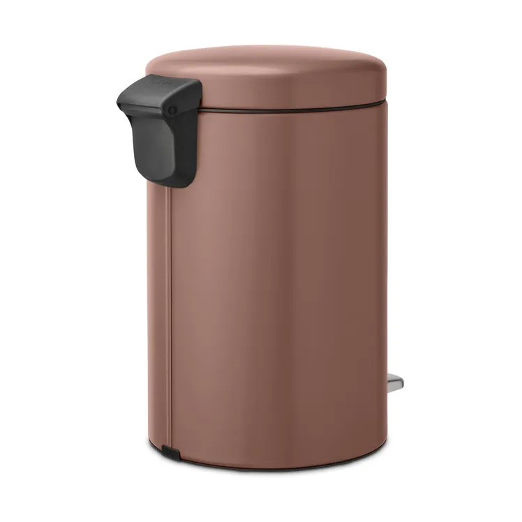 Caixote de pedal New Icon 12 litros, Satin Taupe Brabantia
