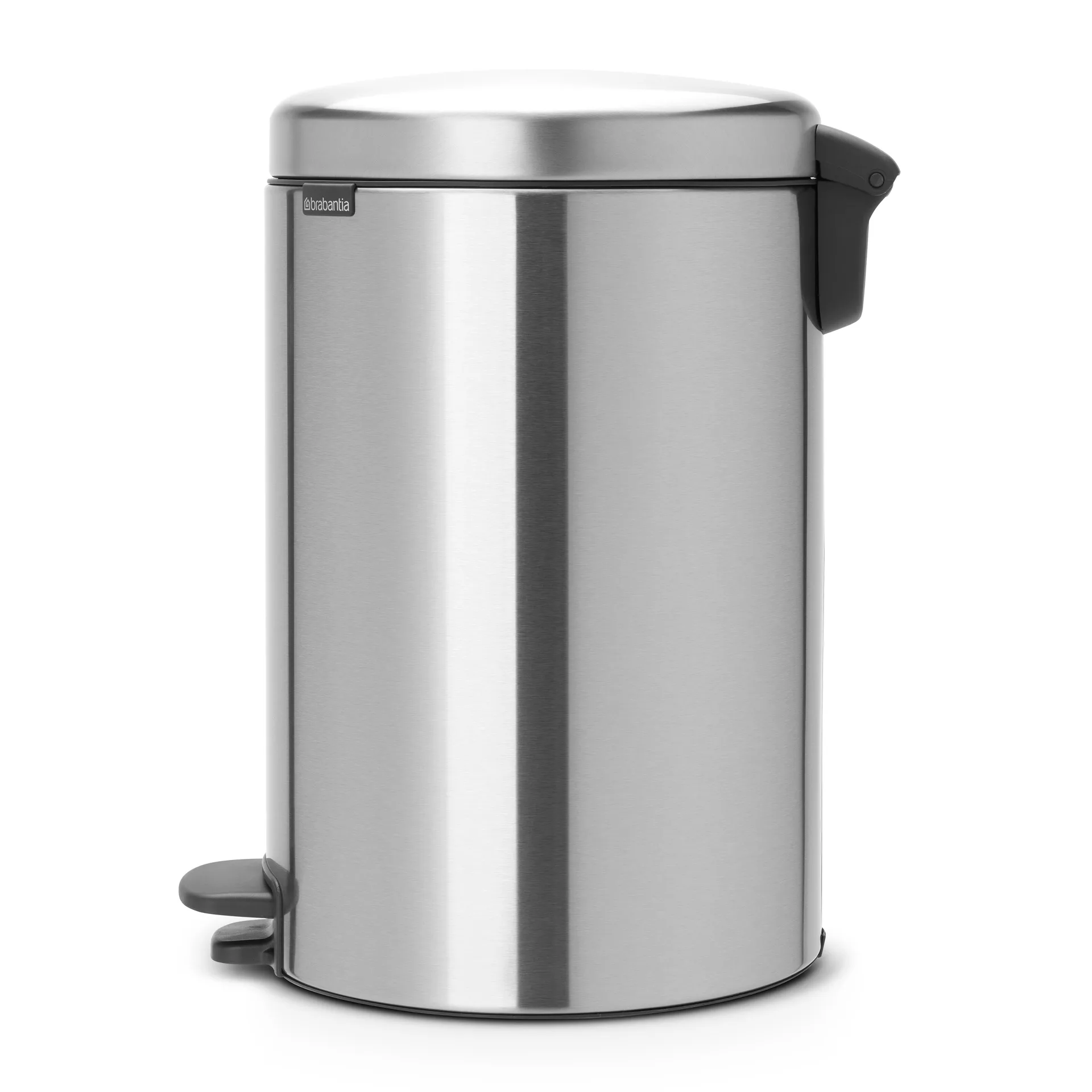 Caixote de pedal New Icon 20 litros, aço mate Brabantia