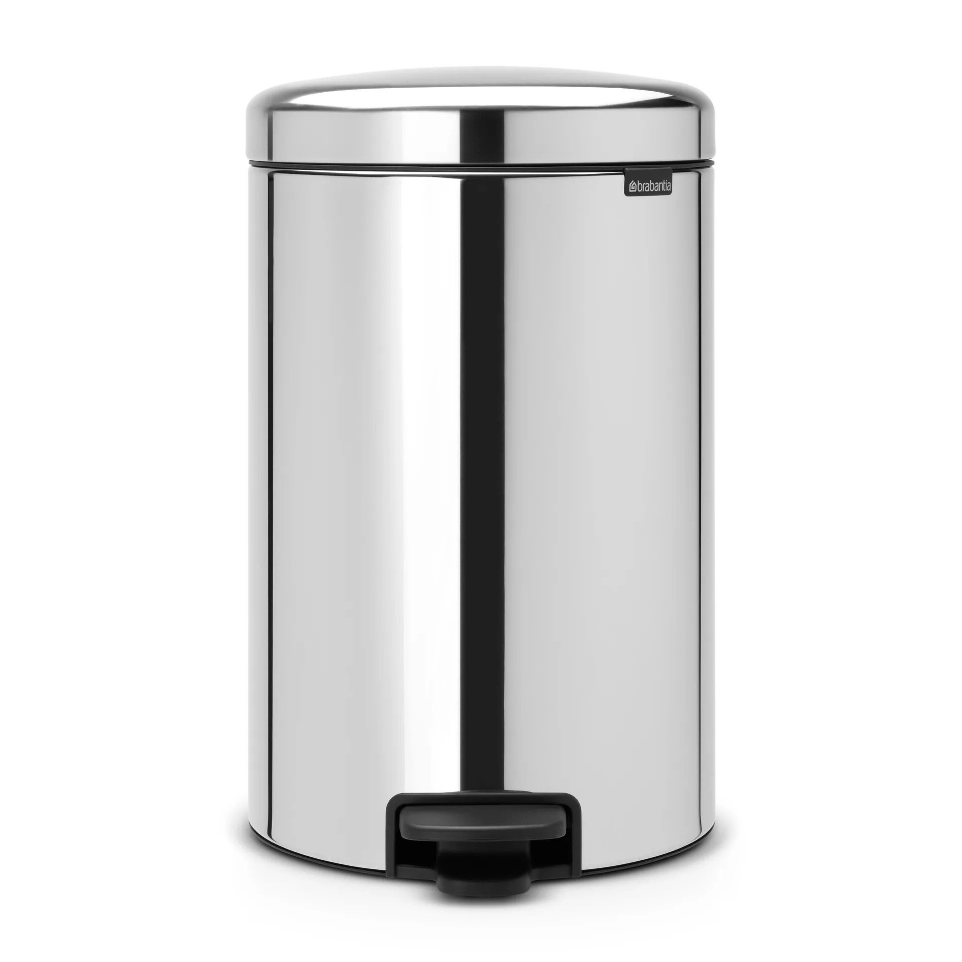 Caixote de pedal New Icon 20 litros, brilliant steel Brabantia