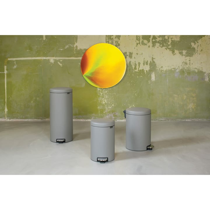 Caixote de pedal New Icon 20 litros - Mineral concrete grey - Brabantia