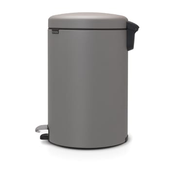 Caixote de pedal New Icon 20 litros - Mineral concrete grey - Brabantia