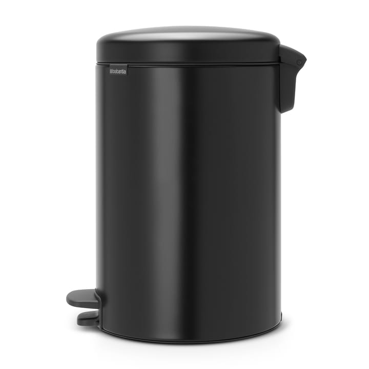 Caixote de pedal New Icon 20 litros - preto mate - Brabantia