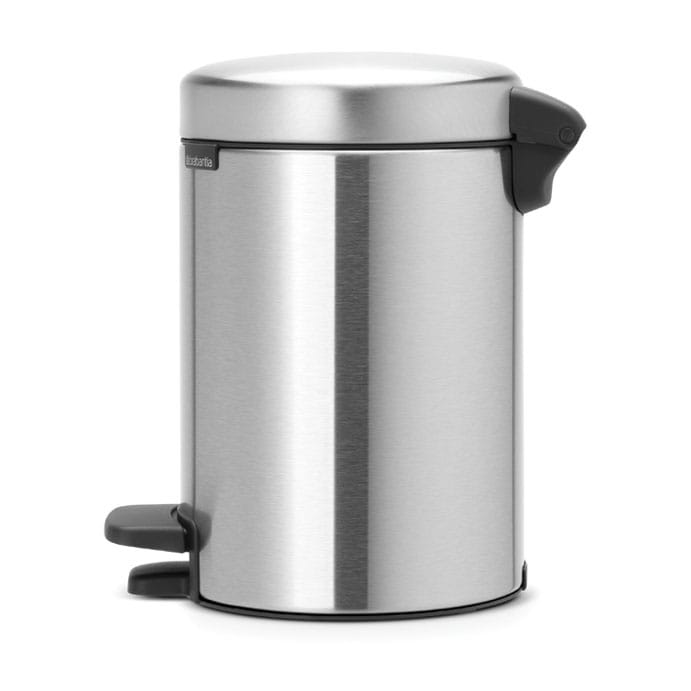 Caixote de pedal New Icon 3 litros, Matt steel fingerprint proof Brabantia
