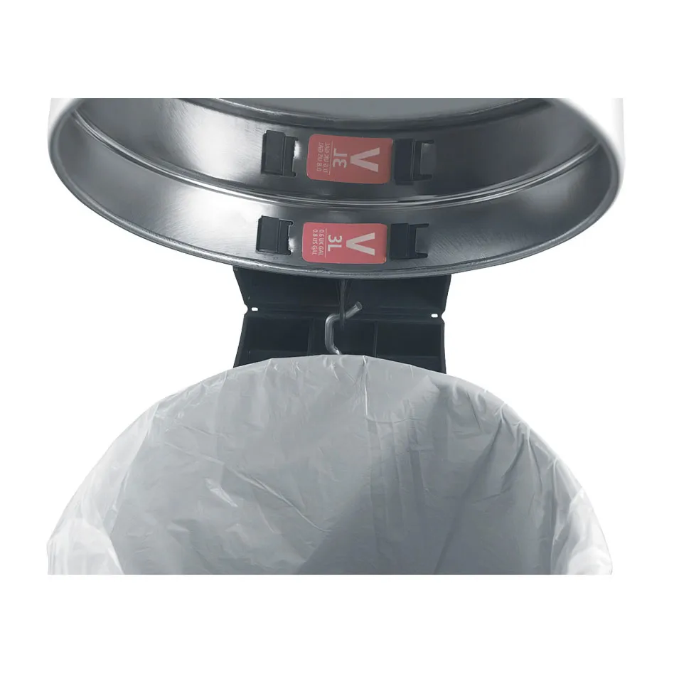 Caixote de pedal New Icon 3 litros, Matt steel fingerprint proof Brabantia