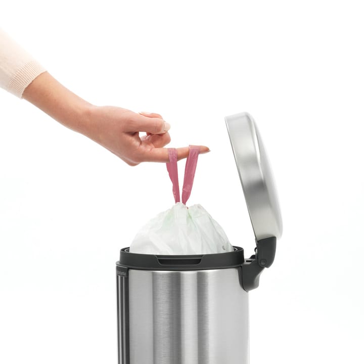 Caixote de pedal New Icon 3 litros, Matt steel fingerprint proof Brabantia