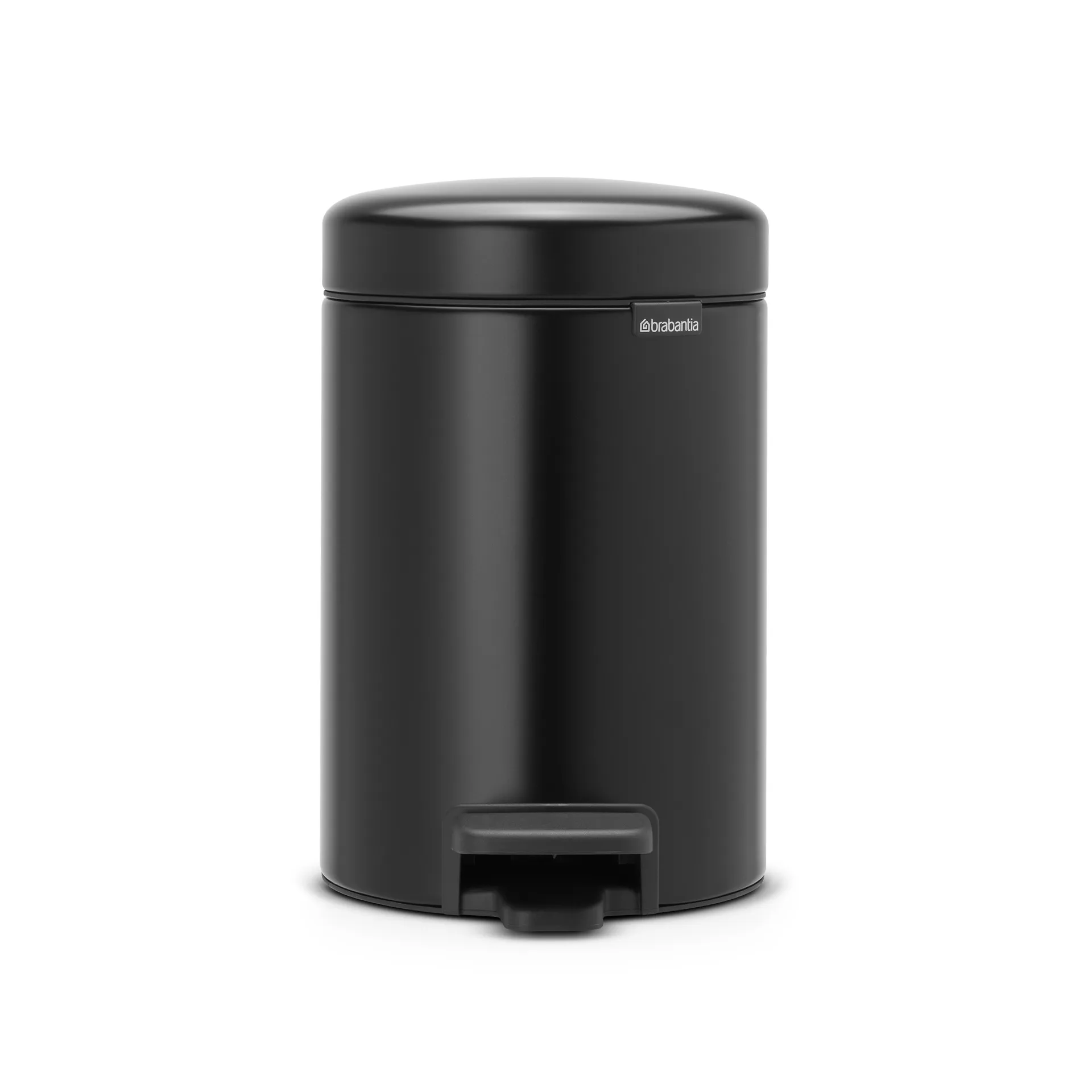 Caixote de pedal New Icon 3 litros, preto mate Brabantia
