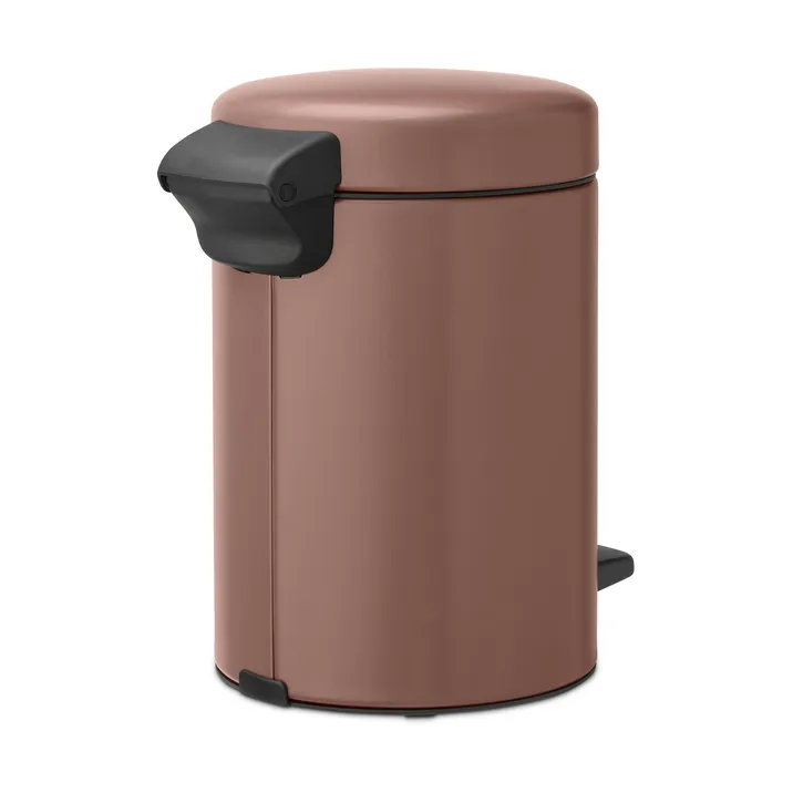 Caixote de pedal New Icon 3 litros, Satin Taupe Brabantia