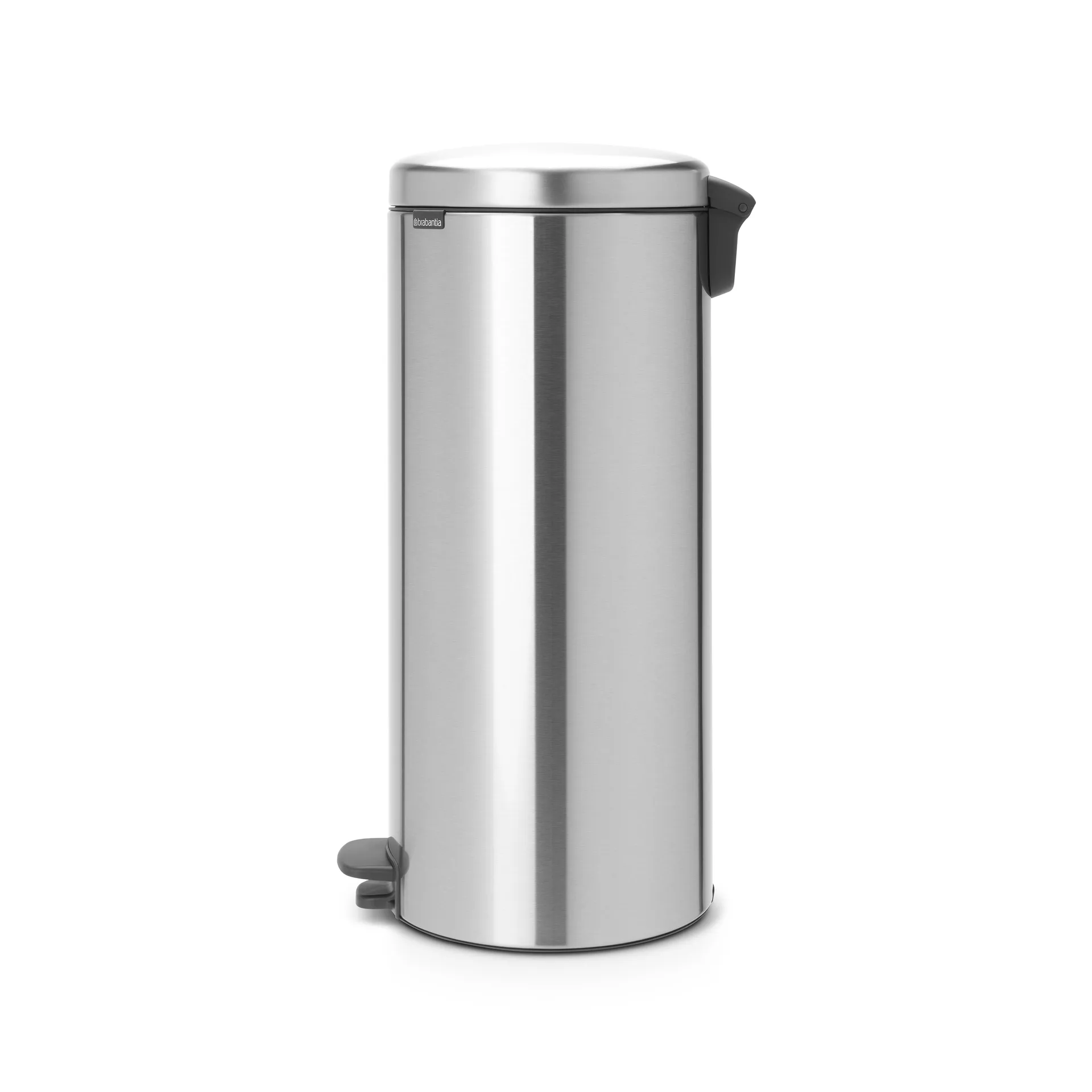 Caixote de pedal New Icon 30 litros, aço mate Brabantia
