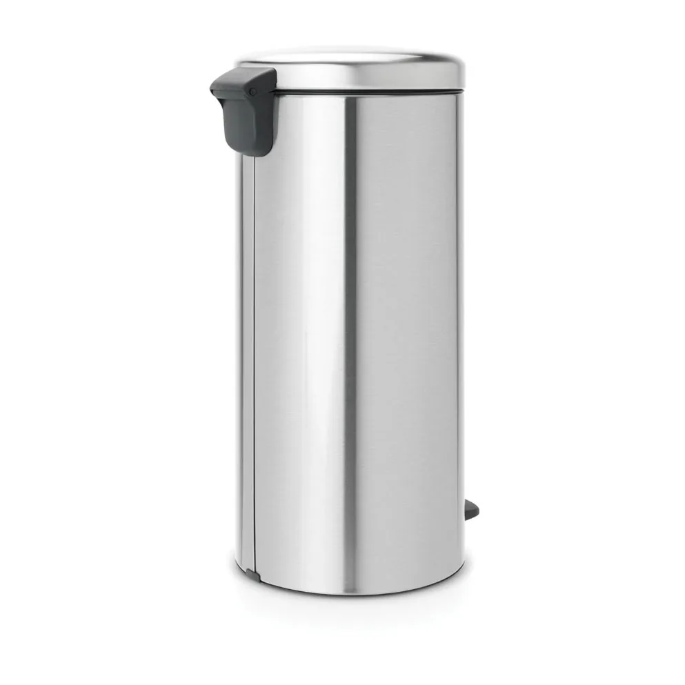 Caixote de pedal New Icon 30 litros, Matt steel fingerprint proof Brabantia