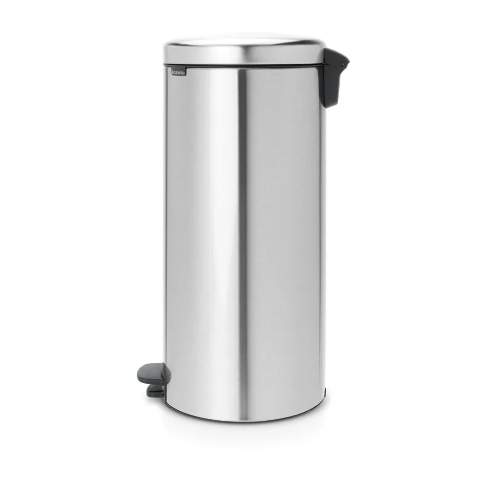 Caixote de pedal New Icon 30 litros, Matt steel fingerprint proof Brabantia