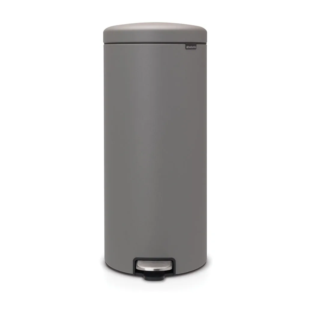 Caixote de pedal New Icon 30 litros, Mineral concrete grey Brabantia