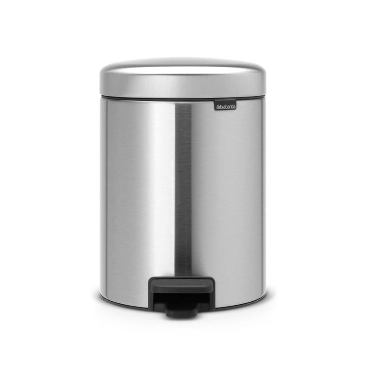 Caixote de pedal New Icon 5 litros - aço mate - Brabantia