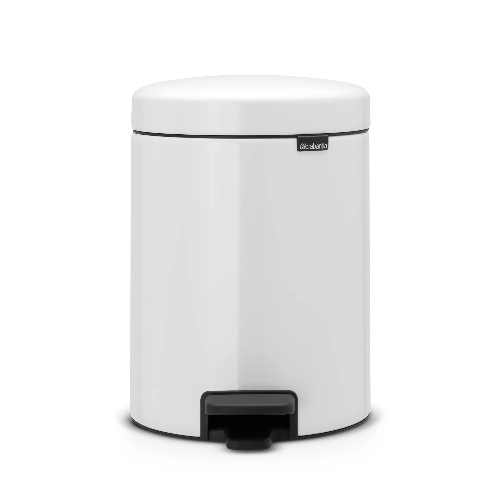 Caixote de pedal New Icon 5 litros, branco Brabantia