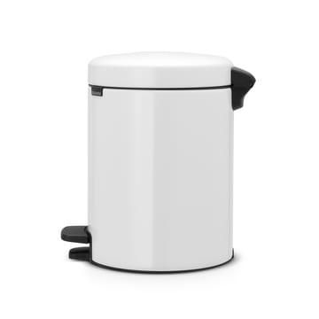 Caixote de pedal New Icon 5 litros - branco - Brabantia