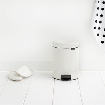 Caixote de pedal New Icon 5 litros - branco - Brabantia