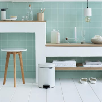 Caixote de pedal New Icon 5 litros - branco - Brabantia