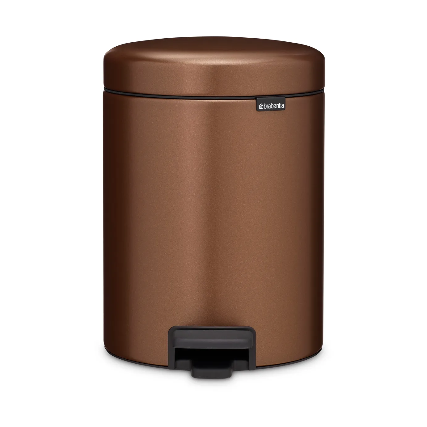 Caixote de pedal New Icon 5 litros, Bronze quente Brabantia