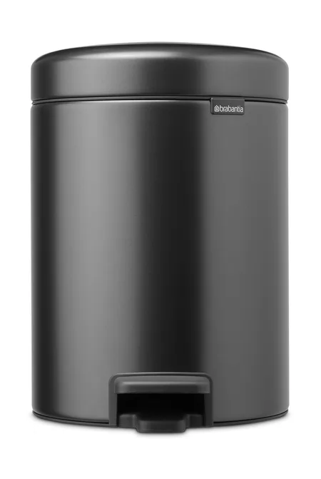 Caixote de pedal New Icon 5 litros, Confident Grey Brabantia