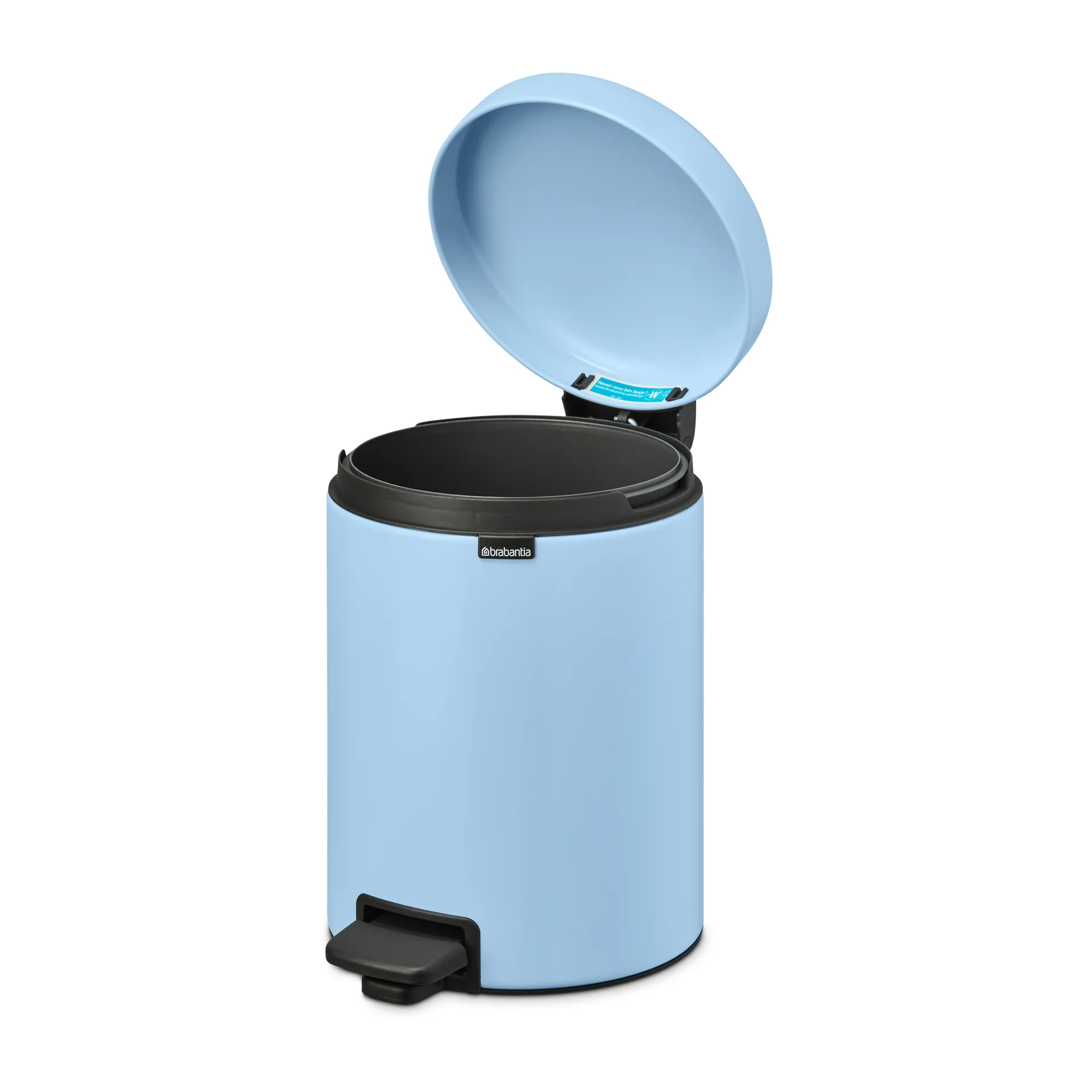 Caixote de pedal New Icon 5 litros, Dreamy blue Brabantia