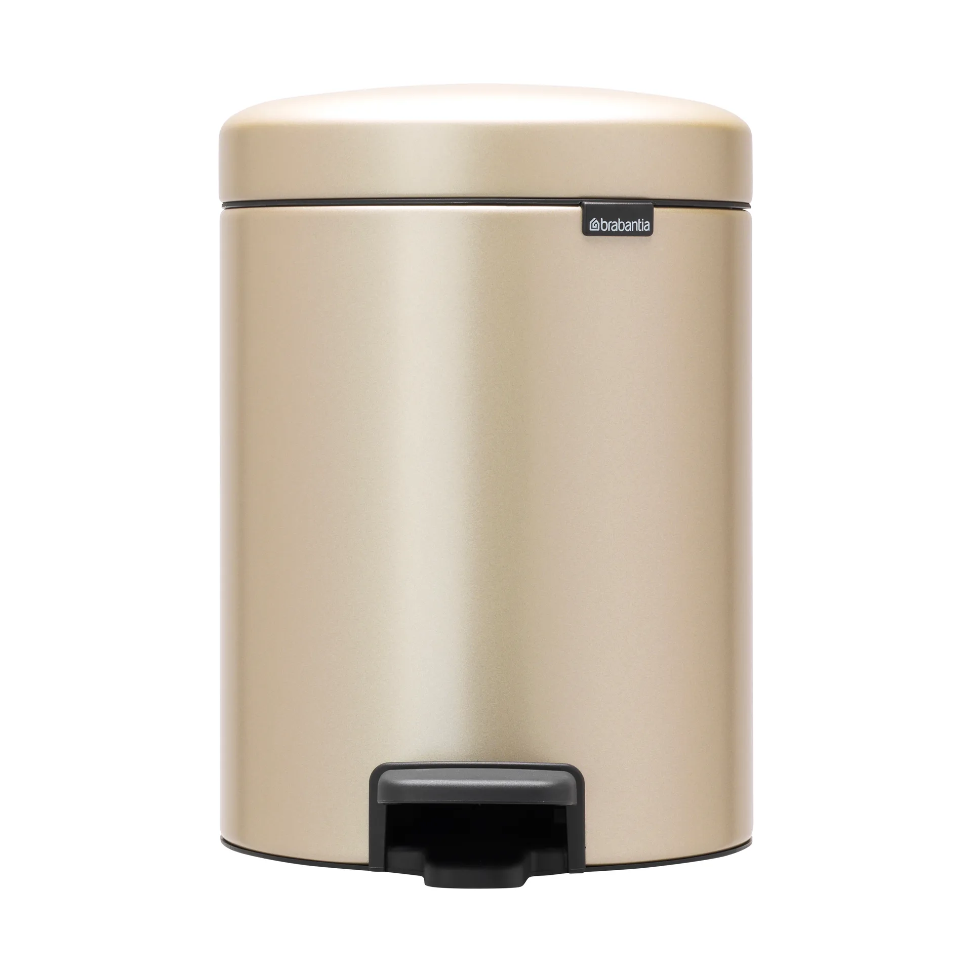 Caixote de pedal New Icon 5 litros, Metallic Gold Brabantia