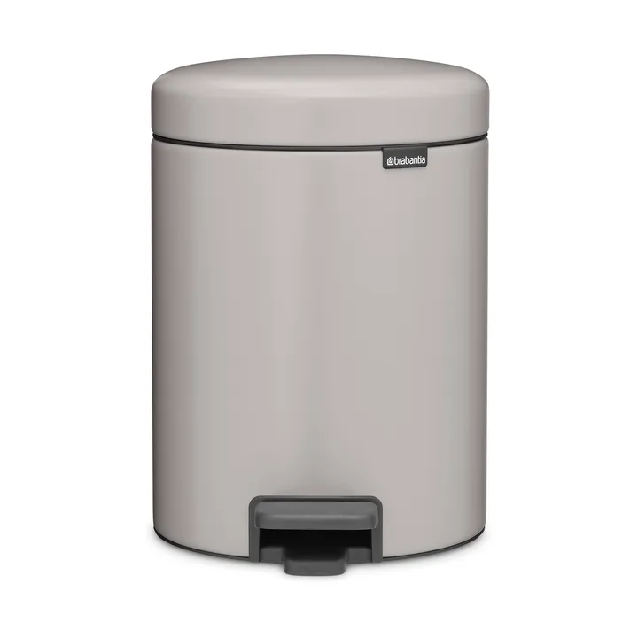 Caixote de pedal New Icon 5 litros - Soft grey - Brabantia