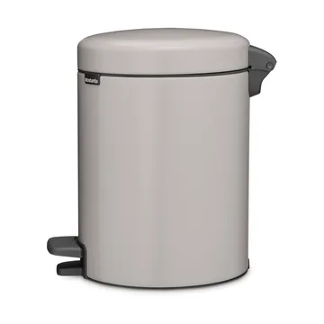 Caixote de pedal New Icon 5 litros - Soft grey - Brabantia