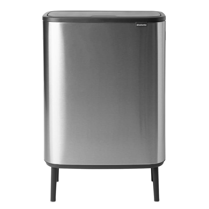 Caixote de toque Bo alto 2x30 L - aço escovado-mate - Brabantia