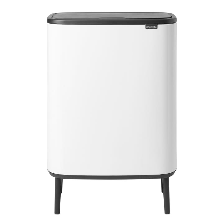 Caixote de toque Bo alto 2x30 L - Branco - Brabantia