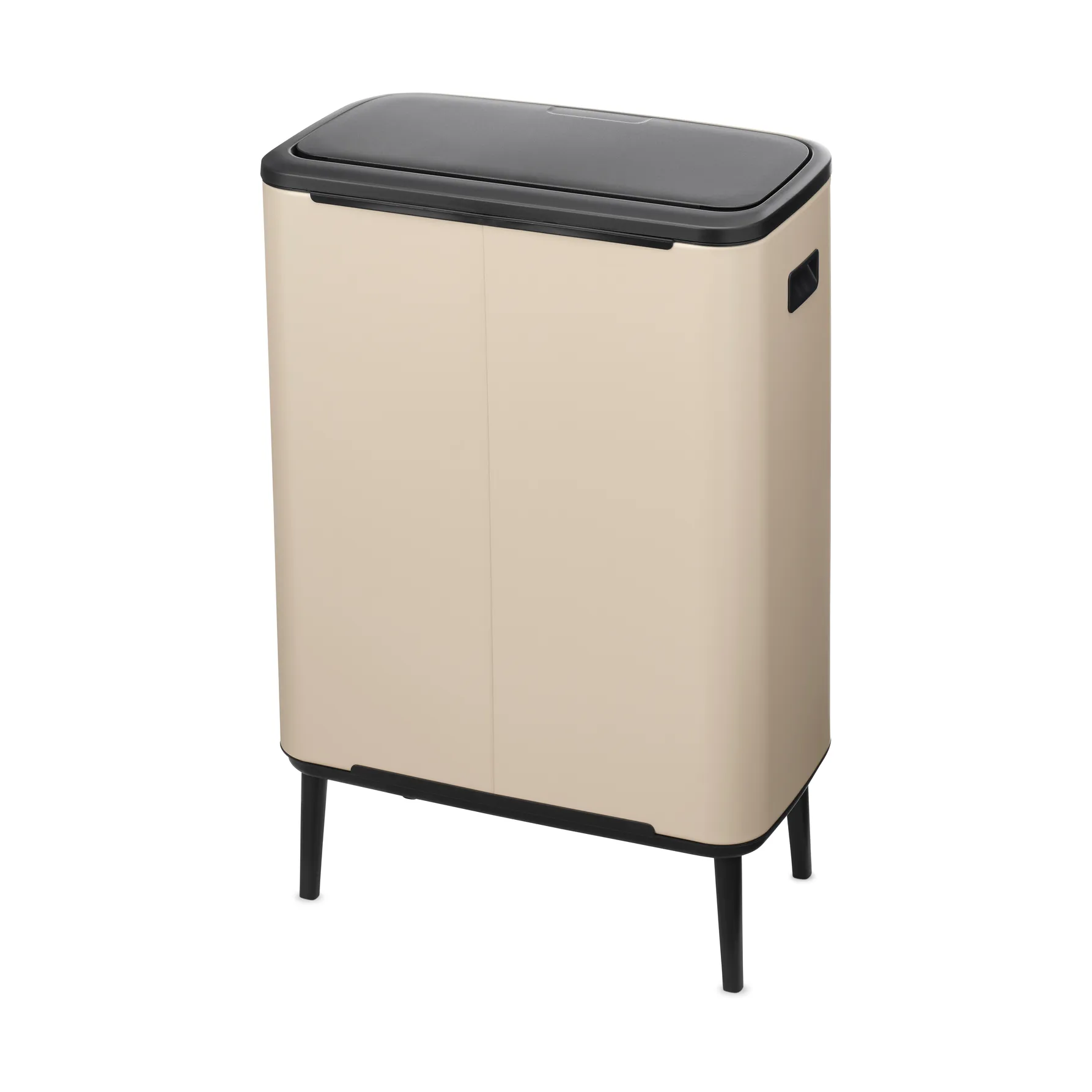 Caixote de toque Bo alto 2x30 L, Soft Beige Brabantia