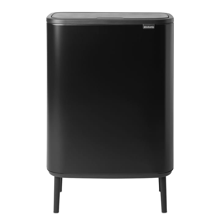 Caixote de toque Bo alto 60 L - Preto mate - Brabantia