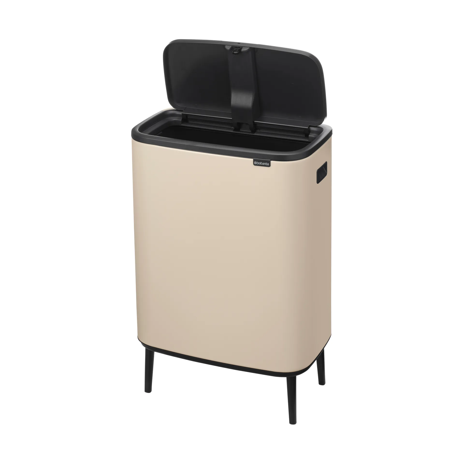 Caixote de toque Bo alto 60 L, Soft Beige Brabantia