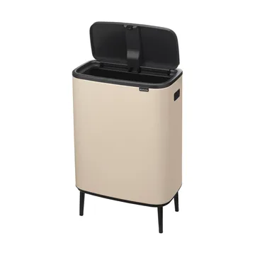 Caixote de toque Bo alto 60 L - Soft Beige - Brabantia