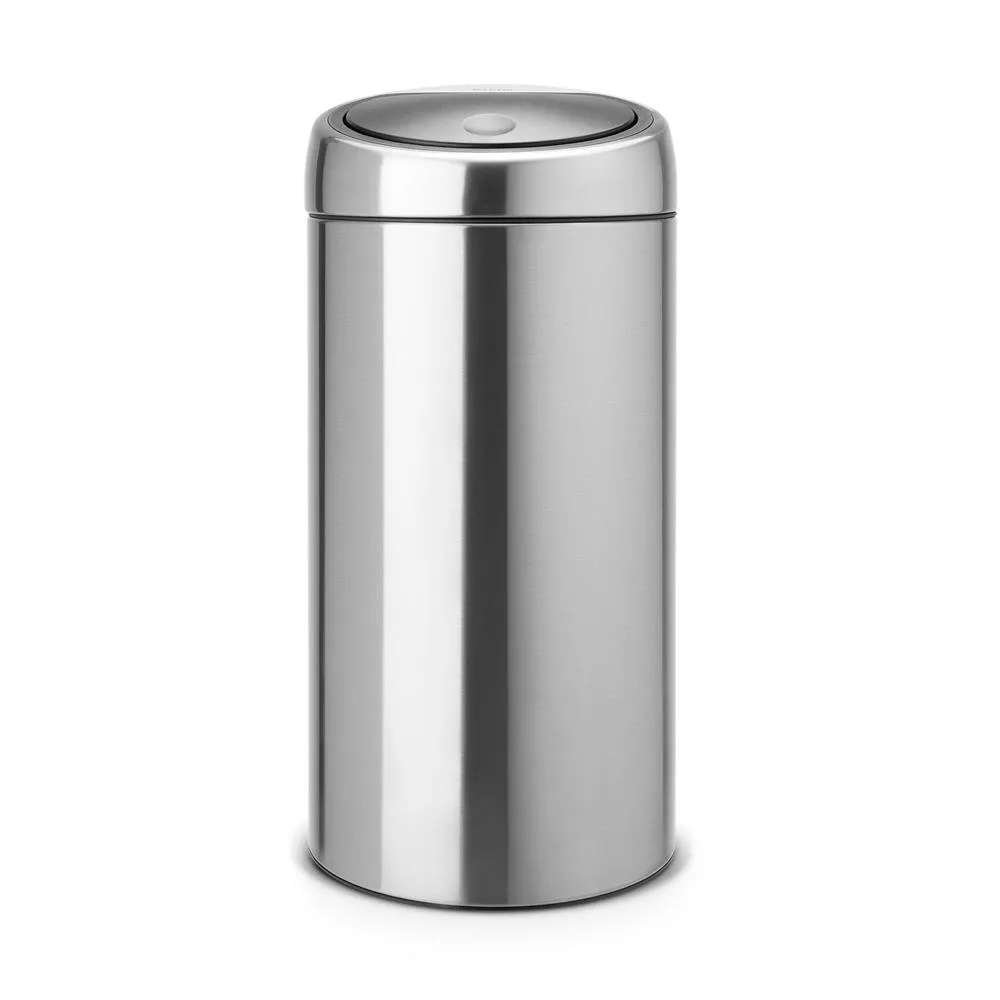 Caixote do lixo Touch Bin 45 l., aço mate Brabantia