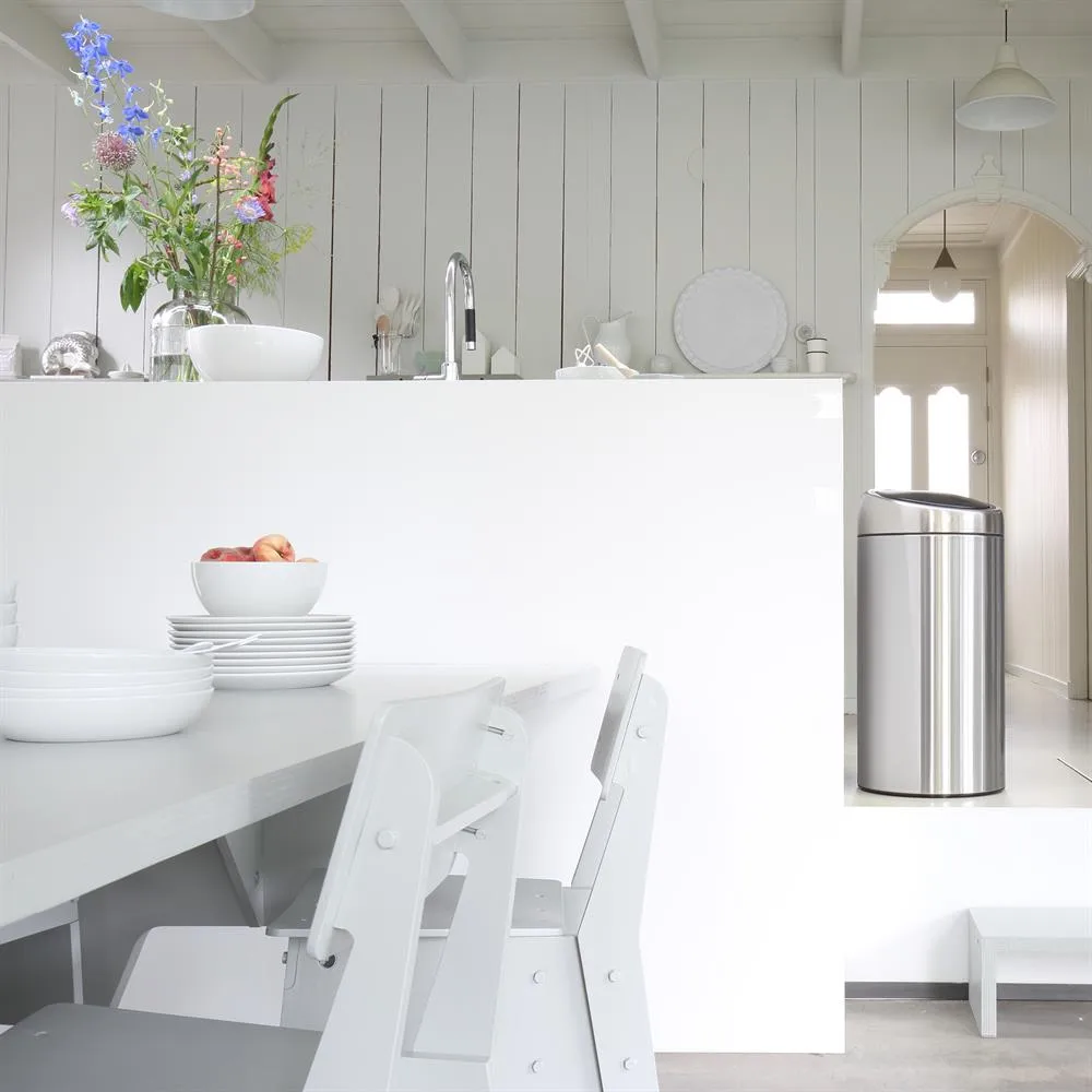 Caixote do lixo Touch Bin 45 l., aço mate Brabantia