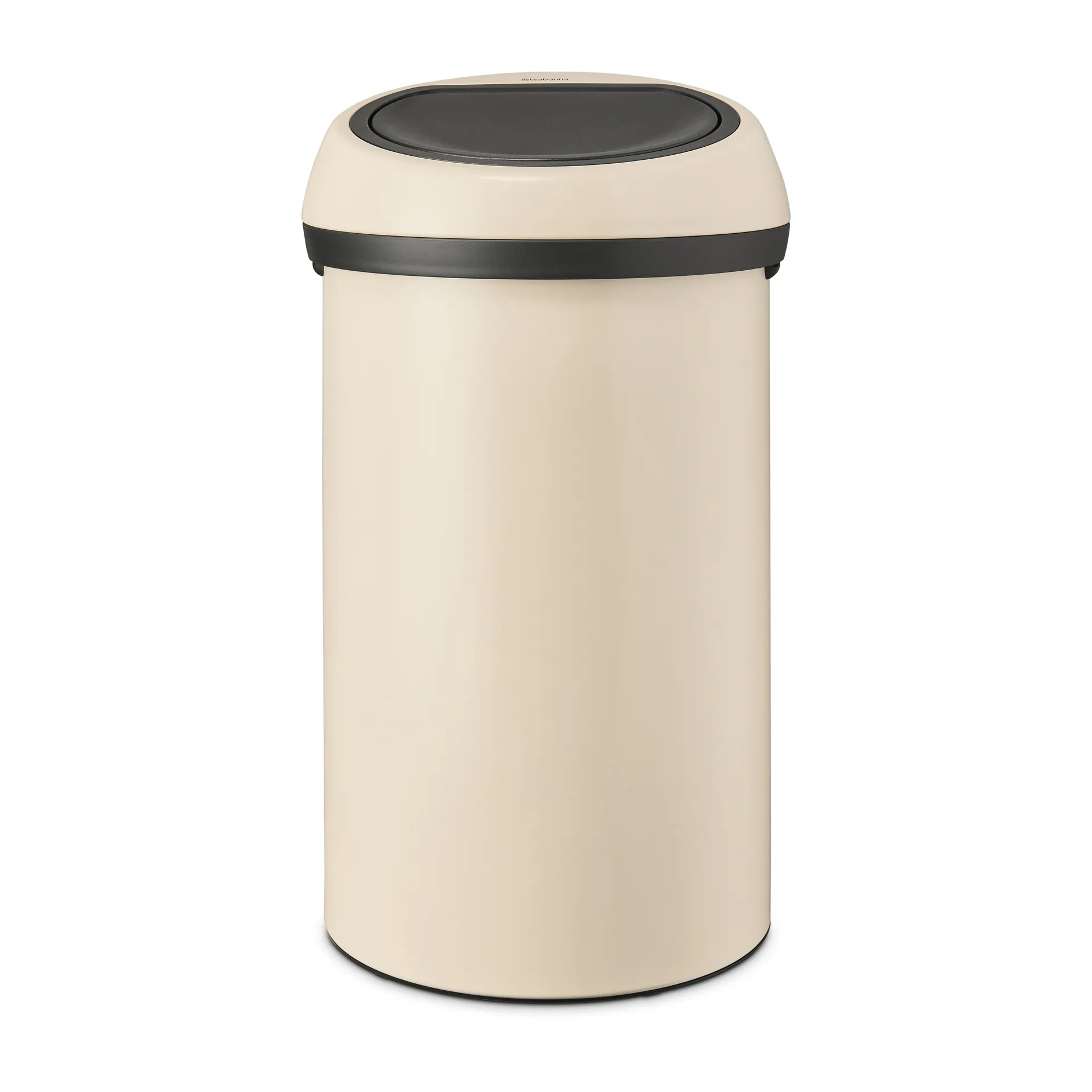 Caixote redondo Touch Bin 60 litros, Soft beige Brabantia