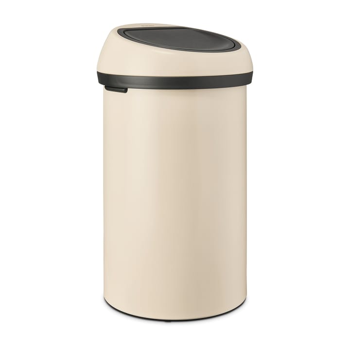 Caixote redondo Touch Bin 60 litros - Soft beige - Brabantia