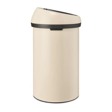 Caixote redondo Touch Bin 60 litros - Soft beige - Brabantia