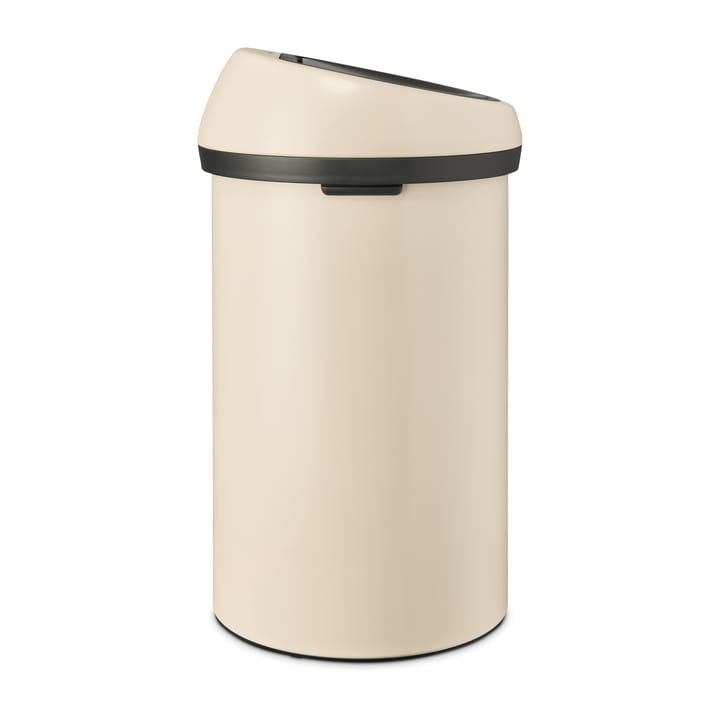 Caixote redondo Touch Bin 60 litros - Soft beige - Brabantia