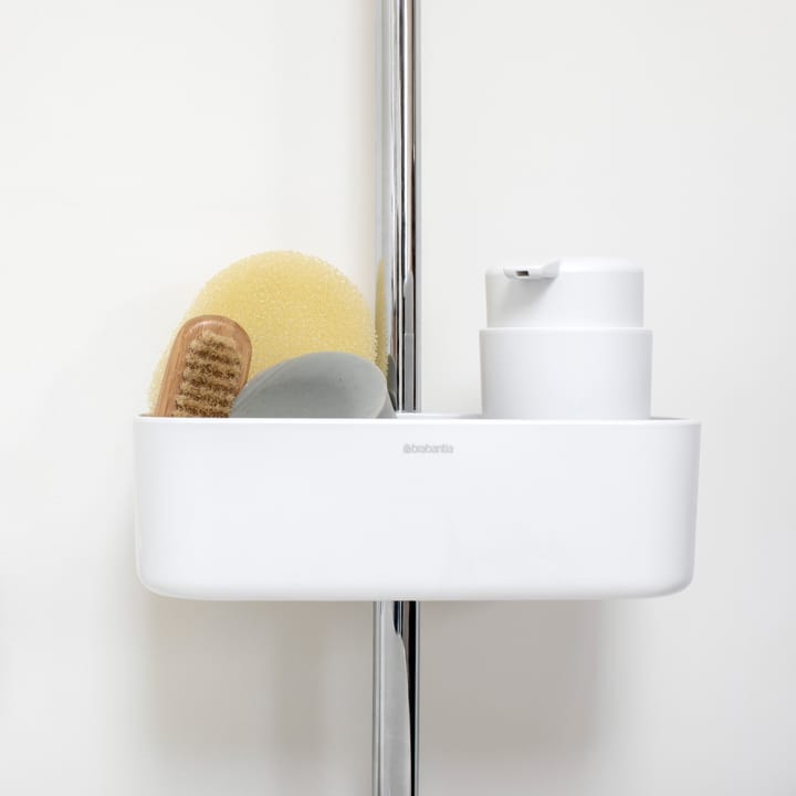 Cesto de chuveiro ReNew, branco Brabantia