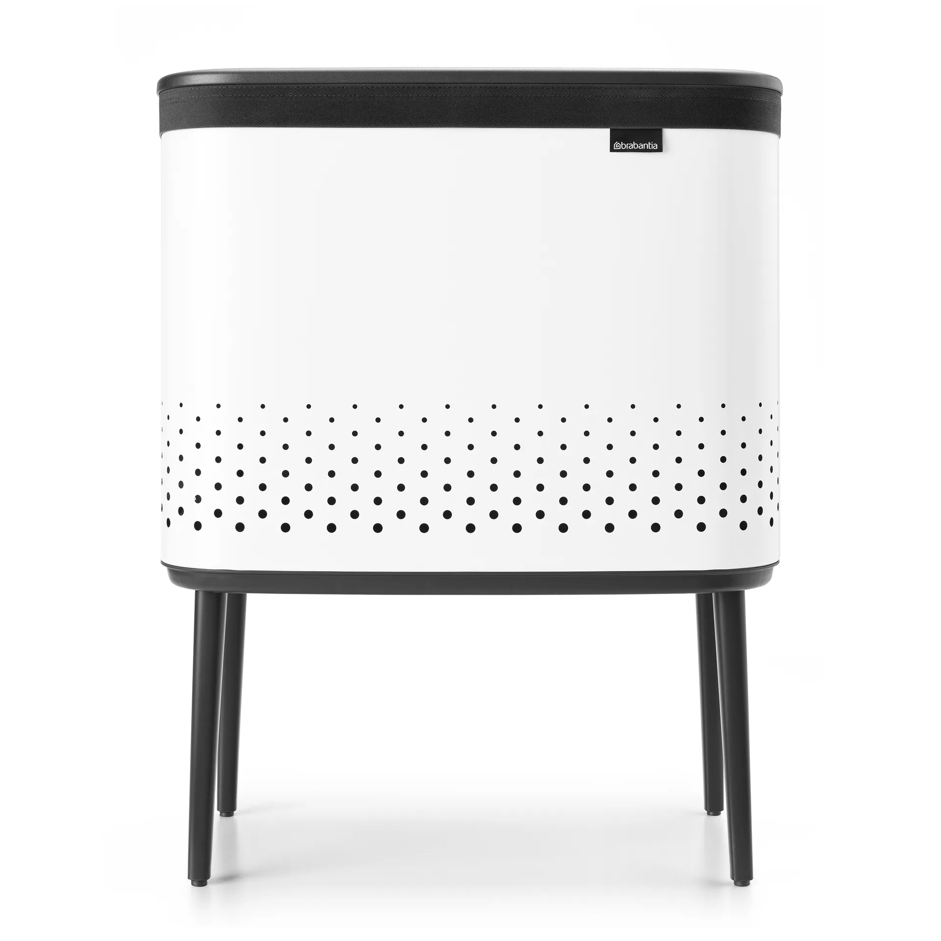 Cesto de roupa Bo 60 L, branco Brabantia