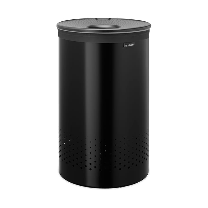 Cesto de roupa Brabantia com tampa de plástico 60 L - Preto mate - Brabantia